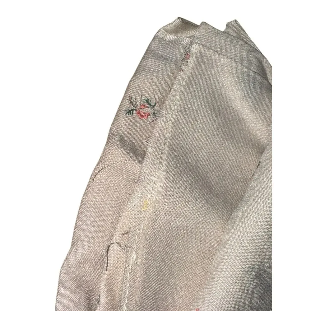 Vintage 1961 Penneys Fabric Remnant 2 Yards 45in Tiny Floral Calico NOS‎ w/ Tag